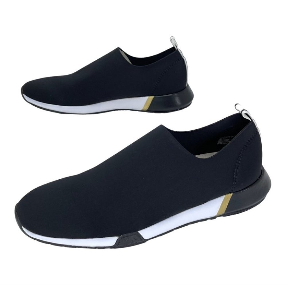 Kenneth Cole Santell Black Neoprene Slip On Sneakers Size 9.5M - Picture 11 of 12